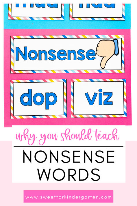 Unlock the secrets to building reading fluency with our latest blog post! 📚 Discover why teaching nonsense words is a game-changer for young readers. Dive into the science behind this innovative approach and learn how it enhances literacy skills. 🧠✨ Don't miss out on empowering your students for reading success – click to explore now! #ReadingFluency #LiteracySkills #NonsenseWords #EducationTips Simple Activities, Nonsense Words, Phonics Lessons, Phonics Reading, Reading Fluency, Literacy Skills, Early Literacy, Teaching Kindergarten, Reading Strategies