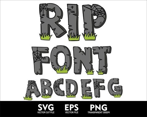 Rip Letters, Rip Lettering, Unique Typography, Font Alphabet, Sublimation Svg, Halloween Fonts, Font Setting, Custom Fonts, Fonts Alphabet