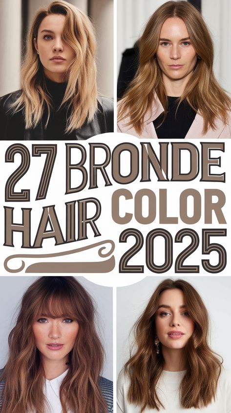 Bronde Hair Color 2025: 27 Trendy and Chic Ideas Strawberry Blonde Bayalage, Latest Hair Color Trends 2024, 2024 Hair Color Trends, Honey Brown Hair Dye, Latest Hair Color Trends, Color 2025, Stylish Hair Colors, Spring Haircuts, Blonde Shades