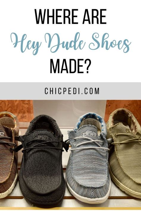 Where are Hey Dude Shoes Made? Information About Hey Dudes Location, Manufacturing and Distribution and Ownership. How To Style Hey Dude Shoes Women, Wash Hey Dude Shoes, Washing Hey Dude Shoes, Diy Hey Dudes, Cleaning Hey Dude Shoes, Styling Hey Dudes Women, How To Wash Hey Dude Shoes, How To Clean Hey Dudes, How To Style Hey Dudes Women