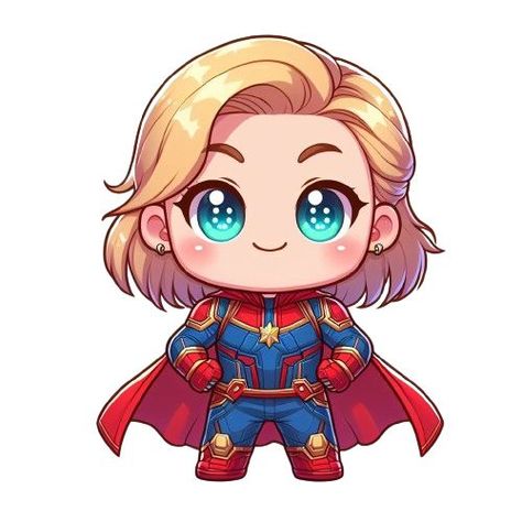 Marvel Cute, Thor Girl, Baby Marvel, Super Mario Bros Party, Chibi Marvel, Mario Bros Party, Superhero Cartoon, Drawing Superheroes, Balloon Flowers