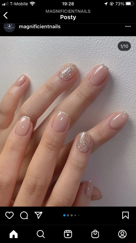 Classy Gel Nails, Nails For Bride, Losing 40 Pounds, Subtle Nails, Trendy Nail Art Designs, Simple Gel Nails, Pretty Gel Nails, Wedding Nails For Bride, Cute Gel Nails