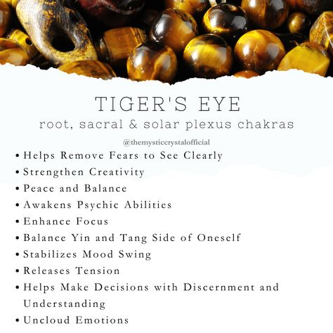 Tiger's Eye Meaning - Mystic Crystal Dream Tiger Eye Crystal Meaning, Tiger’s Eye, Tigers Eye Meaning, Tigers Eye Crystal, Tigers Eye, Eye Meaning, Crystals For Manifestation, Gold Tiger Eye, Tiger Eye Crystal