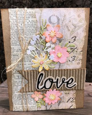 Vintage Homemade Cards, Mixed Media Cards Ideas, Funky Florals, Supernatural Sam Winchester, Sizzix Cards, Collage Cards, New Birthday, Tim Holtz Cards, Mixed Media Cards