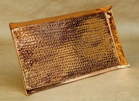 Copper Serving Tray, Makeup Tray, Copper Tray, Pink Sparkles, Perfume Tray, Ottoman Tray, Dry Bar, Coffee Service, Table Tray