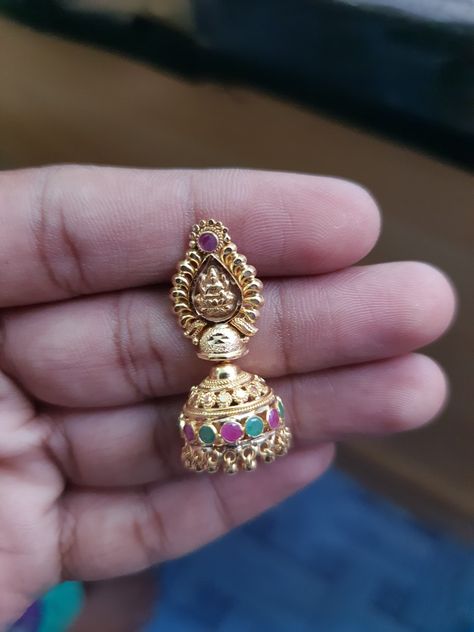 Gold Buttalu In 5 Grams, Gold Buttalu, Indian Gold Necklace Designs, Indian Gold Necklace, Gold Jhumkas, Handmade Gold Necklace, Small Earrings Gold, Gold Jhumka, Gold Jhumka Earrings