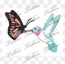 Hummingbird And Butterfly Tattoo, Monarch Tattoo, Tattoo Hummingbird, Purple Butterfly Tattoo, Monarch Butterfly Tattoo, Butterfly Name Tattoo, Green Hummingbird, Bug Tattoo, Butterfly Tattoos For Women