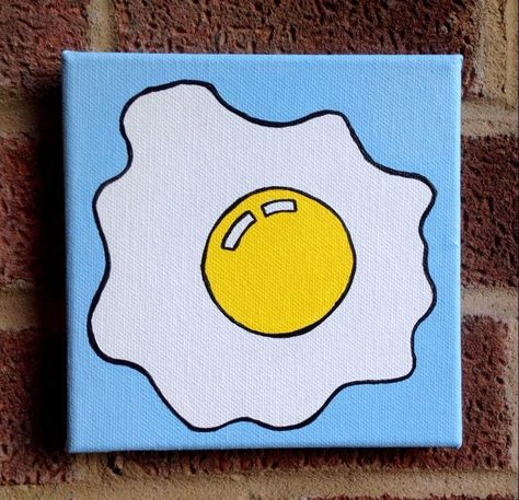 Small Canvas Paintings, Hippie Painting, Simple Canvas Paintings, Cute Canvas Paintings, Easy Canvas Art, Simple Tattoo, Canvas Drawings, Easy Canvas Painting, Canvas Painting Designs