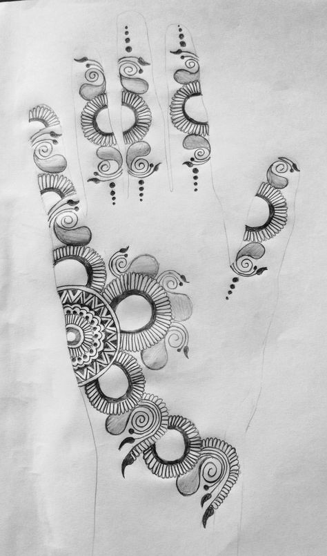 Mehandi Designs Pencil Sketch, Design On Paper, Simple Mehendi, Beginner Henna, Sketch Images, Simple Mehendi Designs, Abstract Pencil Drawings, Unique Mehndi, Wedding Background Images