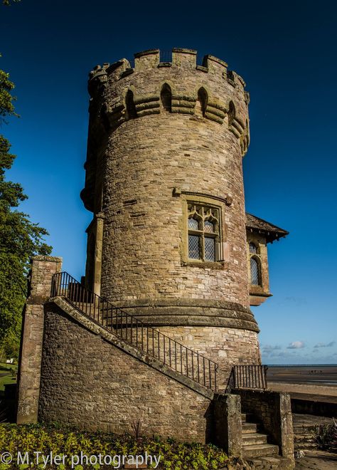 Appley Tower, Isle of Wight. Appley Tower, Castle Tower Aesthetic, Castle Tower Interior, Stone Tower House, Tower Aesthetic Castle, Museum Decor, Gothic Style Architecture, Medieval Towers, Italian Castle