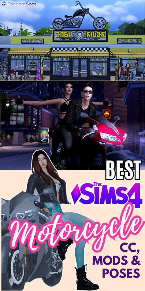 Looking to add some motorcycles into your Sims 4 gameplay? Well this list has plenty of CC to keep you busy - from decor themes to hardcore motorcycle antics Sims 4 Mechanic, Sims 4 Festival Cc, Sims 4 Gang Cc, Sims 4 Ninja Cc, Sims 4 Cc Functional Bike, Sims 4 Motorcycle Helmet Cc, Sims 4 Cc Bicycle, Sims 4 Cc Motorcycle, Sims 4 Race Mod