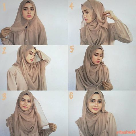 Shawl Wrapping Styles Muslim, Shawl Wrapping Styles, Tutorial Hijab Pesta, Hijab Jewelry, Square Hijab Tutorial, Abaya Inspiration, Abaya Pattern, Hijabista Fashion, Simple Hijab