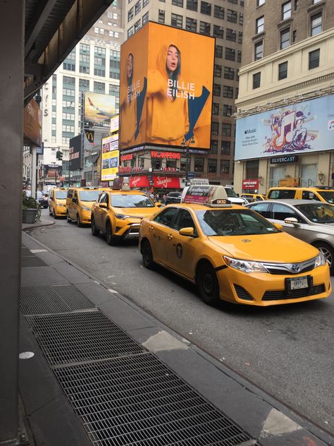 Yellow Taxi Aesthetic, Nyc Taxi Aesthetic, Taxi Photography, Taxi Aesthetic, Textiles Gcse, Nyc Decor, Nyc Taxi, Aesthetic Cars, Yellow Taxi