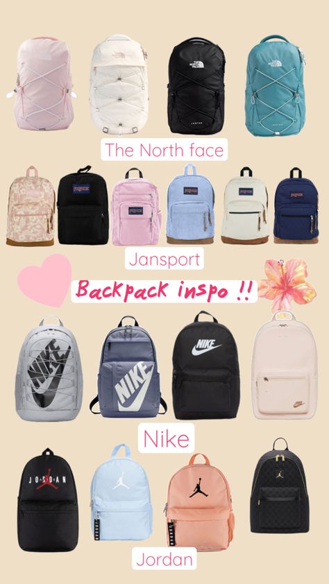 Perfect backpacks I would recommend for back to school! *recommended for middle school! * simple backpacks ! •|• theyluvme •|• theyluvPuneet •|• Cute Backpacks For Middle School, Backpacks For Middle School, Simple Backpack, Cute Backpacks, Jansport Backpack, School Backpacks, Nike Jordan, Middle School, The North Face