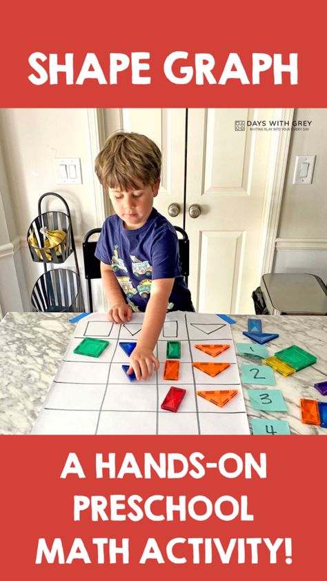 Shape Graph for Preschool Data Analysis Activities Preschool, Preschool Math And Science Activities, Graphing Preschool, Quantifying Preschool Activities, Pre K Data Wall, Graph Activities For Kindergarten, Shape Graphing Preschool, Graphing Activities Preschool, Preschool Graphing Activities