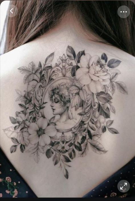 Floral Back Tattoos, Cool Back Tattoos, Floral Portrait, Petit Tattoo, Handpoke Tattoo, Japanese Sleeve Tattoos, Back Tattoo Women, Tattoo Sleeve Designs, Flower Tattoo Designs