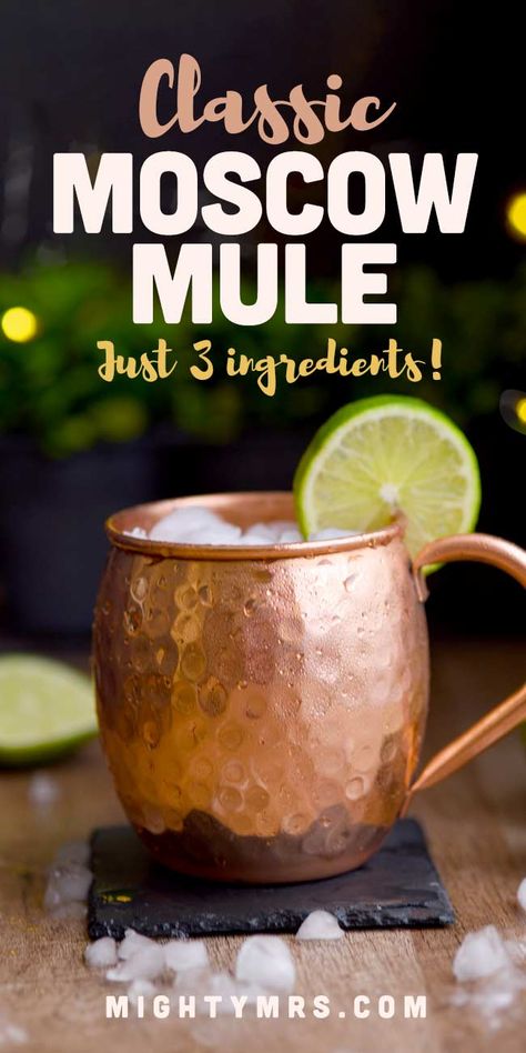 Popular Drink Recipes, Moscow Mules, Moscow Mule Recipe, Mule Recipe, Healthy Cocktails, Popular Drinks, Winter Cocktails, Copper Mugs, Easy Drinks