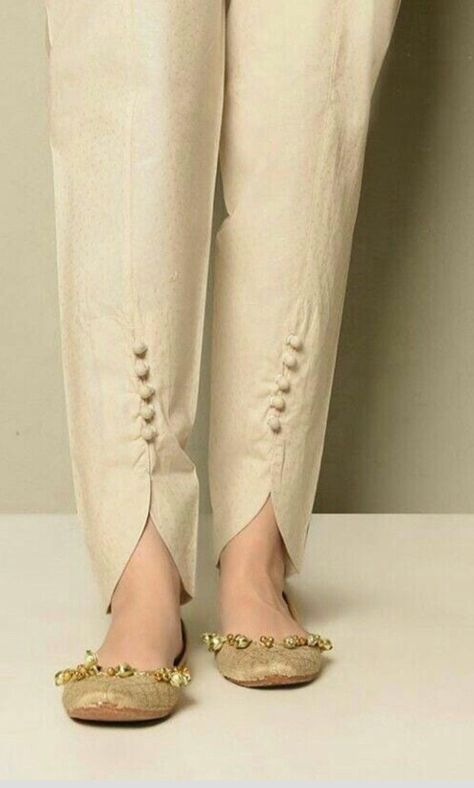 Silk Pant Design, Poncha Design, Trouser Pants Pattern, Stylish Pants Women, Women Trousers Design, Salwar Pants, Kurti Sleeves Design, Womens Pants Design, Neck Designs For Suits