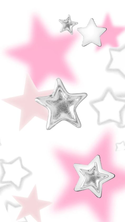 Pink And Silver Aesthetic Wallpaper, Pink And Silver Aesthetic, Unusual Backgrounds, Y2k Pink Wallpaper, Pink And Silver Wallpaper, Y2k Aesthetic Wallpaper Pink, Y2k Background Aesthetic, Pink Star Background, Pink Y2k Wallpaper