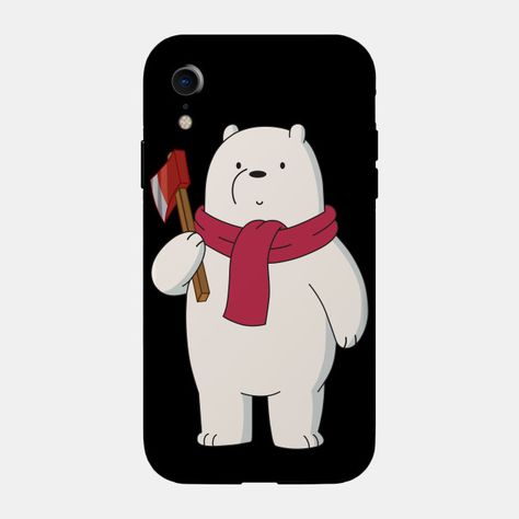 Ice Bear - Ice Bear - Phone Case | TeePublic We Bare Bears Phone Case, Ice Bear We Bare Bears, Ice Bear, Ice Bears, Calligraphy Art Print, Bare Bears, We Bare Bears, Samsung Case, Calligraphy Art