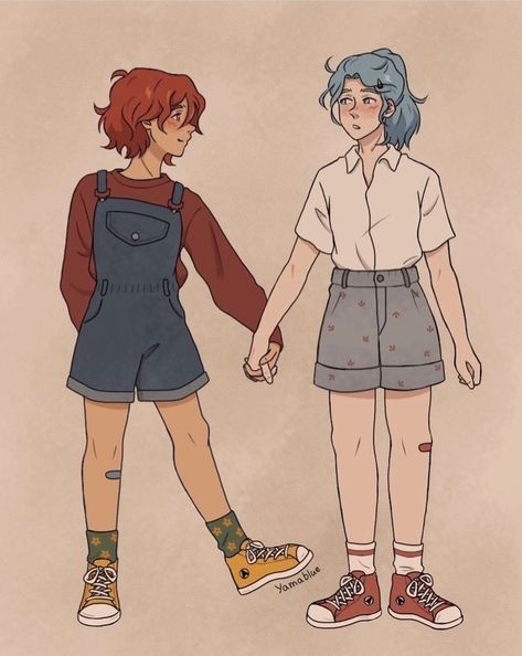 Overalls Outfit Drawing, Overalls Drawing, Overall Shorts Outfit, Overalls Outfit, Knight Art, Drawing Clothes, Art Studies, Girl Drawing, Art Reference Poses