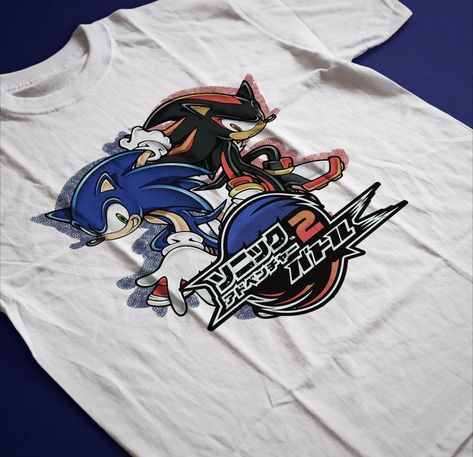 Sonic Outfit Ideas, Sonic Clothes Aesthetic, Aesthetic Sonic, Sonic Outfit, Sonic Merch Aesthetic, Shadow Shirt Sonic, Sonic Clothes, Sonic T Shirt Design, Sonic The Hedgehog Shirt