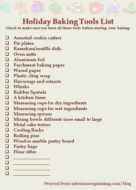 Like to bake around the holidays, here is a baking tools list to make sure you have everything you need for the marathon baking. Baking Tools Organization, Marble Pastry Board, Food Supplies, Organizing Challenges, Tools List, Christmas Organization, The Marathon, Kitchen Hacks Organization, Kitchen Timers