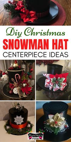 In this post, I’ll show you how to repurpose your empty coffee tin cans into snowman hat centerpieces for the Holidays. Easy Christmas craft ideas using coffee cans. Hat Centerpiece Ideas, Snowman Hat Centerpiece, Hat Centerpieces, Easy Christmas Craft Ideas, Coffee Can Crafts, Diy Christmas Snowman, Holiday Centerpieces Christmas, Easy Christmas Craft, Dollar Store Christmas Crafts