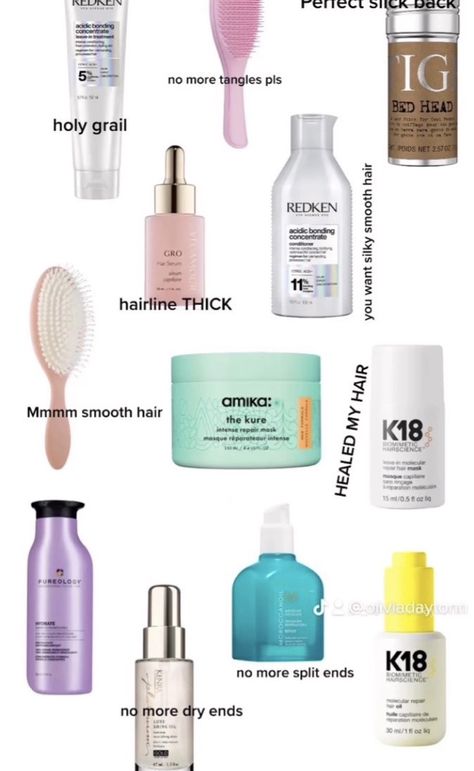 Best Hair Products For Frizzy Hair, Clean Hair Products, Wavy Hair Products, Ash Blonde Hair Balayage, Natural Hair Care Routine, Healthy Hair Routine, Natural Hair Growth Tips, Long Hair Tips, Damage Hair