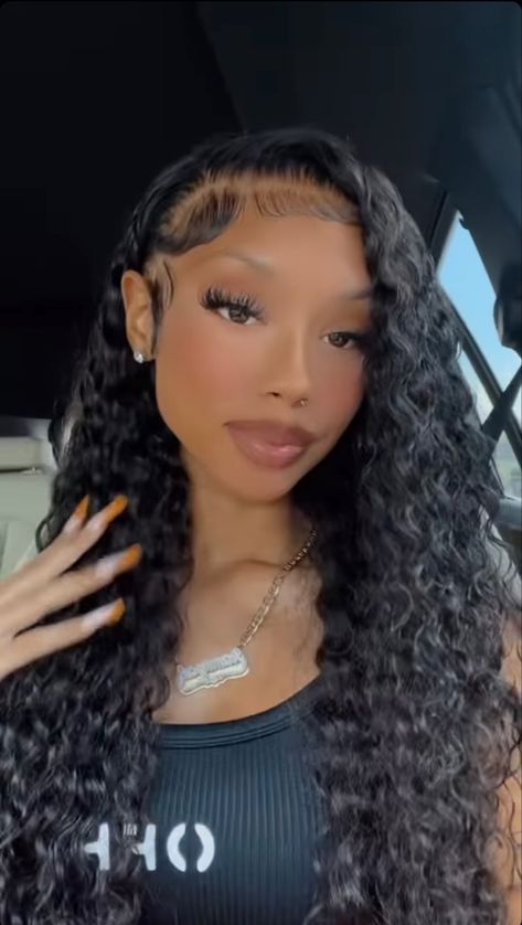 Wig Hairstyles Curly, Faux Locs Marley Hair, Ramiyah Marie, Curly Weave, Frontal Wig Hairstyles, Lace Fronts, Curly Weave Hairstyles, Cute Box Braids Hairstyles, Protective Hairstyles Braids