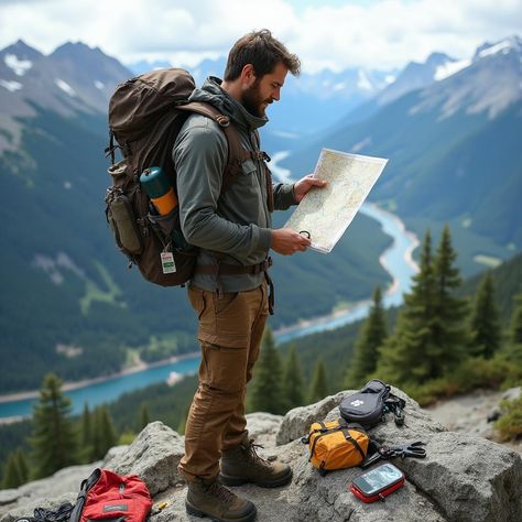 🏞️ Adventure Awaits, But Are You Prepared? 🎒 ㅤ Embark on a journey into the wild with us as we explore the thrilling world of adventure travel and essential survival skills! 🌄 ㅤ In this stunning landscape, our intrepid traveler stands ready to face nature's challenges. Armed with a trusty backpack, map, and compass, they're prepared for whatever lies ahead. ㅤ Remember, true adventurers know that preparation is key! 🗺️ Here are some vital survival skills to master: ㅤ 1. Shelter building: Your ... Shelter Building, Into The Wild, Survival Skills, Adventure Awaits, The Wild, Compass, Adventure Travel, This Is Us, Map