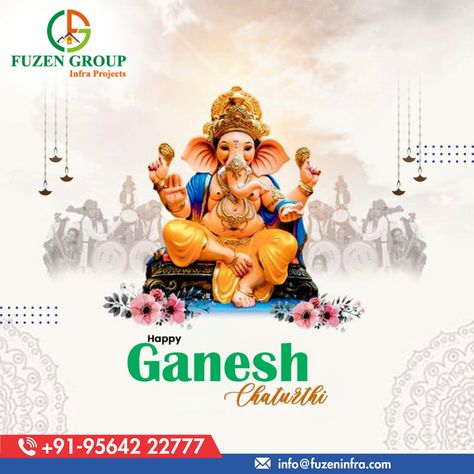 #fuzenpost #happyganeshchaturthi Ganesh Chaturthi Post, Wedding Suits Men Blue, Vinayaka Chaturthi, Indesign Portfolio Template, Indesign Portfolio, Ganesh Pooja, Hiring Poster, Greeting Poster, Travel Creative