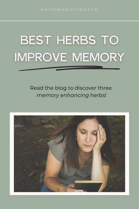 I share 3 memory enhancing herbs, nootropics, that work wonders to assist with mental functions. Herbalism has a lot to offer when it comes to enhancing your memory or supporting a healthy cognitive function. Some of the best natural herbs for memory include rosemary, peppermint, and sage. You can try some of these memory boosting herbs in our tinctures. Read the blog to learn more details about the best herbs to improve memory and cognitive function. Herbs For Memory, Herbal Salve Recipes, Natural Fertility Boosters, Medicinal Herbs Remedies, Herbal Education, Herbal Remedies Recipes, Medicinal Herbs Garden, Herbal Salves, Wellness Habits