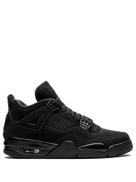 Jordan Air 4 Retro, Jordan Air 4, Air Jordan 4 Retro Black, Air Jordan 4 Black Cat, Jordan 4 Black, Jordan Retro 4, Jordan Shoes Girls, Black Jordans, Jordan Shoes Retro