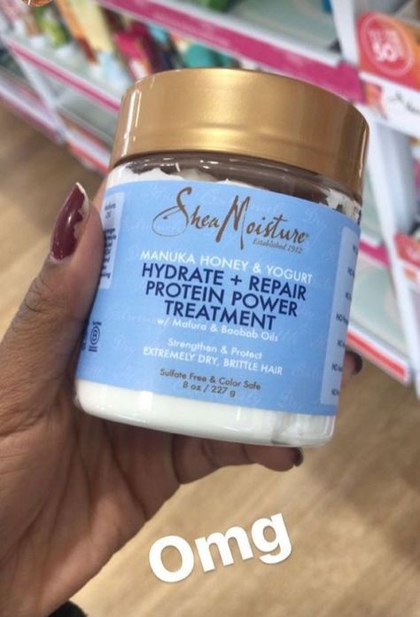 repair your hair from all that damage girl! Shea Moisture, Hair Regimen, Glow Skin, Black Hair Care, Hair Remedies, Brittle Hair, Natural Hair Tips, Hair Growth Tips, Natural Hair Journey