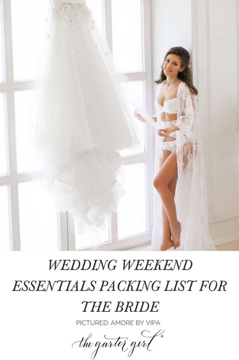 Bride Packing List, Bridal Packing List, Bridal Capsule Wardrobe, Wedding Weekend Packing List, Bride Packing List For Wedding Day, Wedding Packing List, Bride Essentials, Wedding Weekend Outfits Brides, Wedding Weekend Outfits