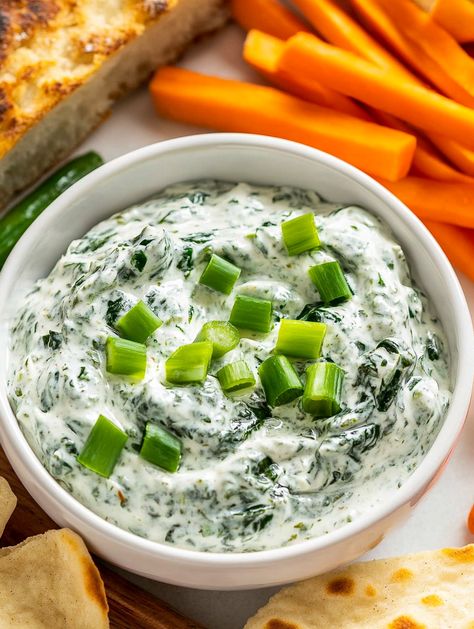 Best Cottage Cheese Knorr Spinach Dip Cottage Cheese Spinach Dip, Cottage Cheese Spinach, Cheese Spinach Dip, Baked Spinach Dip, Spinach Cheese Dip, Knorr Spinach Dip, Spinach Dip Recipe, Cheese Spinach, Cottage Cheese Recipes