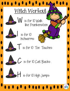 Halloween Instant Activity Warm Up for PE, Brain Breaks and Party Days Halloween Physical Therapy, Kindergarten Gym, Fact Fluency Games, Elementary Physical Education, Halloween Lesson, Classroom Halloween Party, Elementary Pe, Physical Education Lessons, Pe Activities