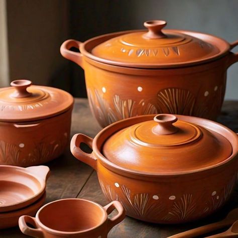 TERRACOTTA COOKWARE #terracotta #naturelovers #mitti #womenentrepreneurs #womenempowerment #womensupportingwomen #cool #clayart Terracotta Cookware, Clay Products, Terracotta Clay, Terracotta Pots, Cookware, Quick Saves