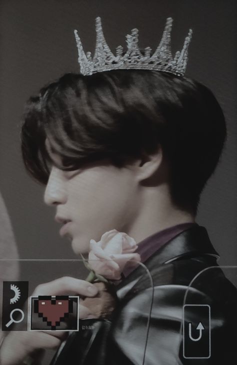 Jisung Stray Kids, Prince Hans, My King, Han Jisung, Flower Crown, Boyfriend Material, Stray Kids, Prince, Crown