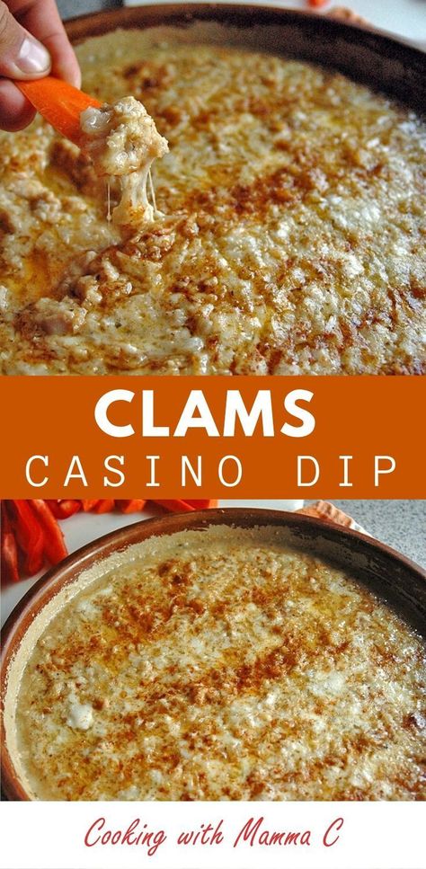 Clams Casino Dip is one of our favorite appetizers! Featuring buttery onions, Italian bread crumbs, Parmesan and mozzarella, it’s always a hit! Clams Casino Dip, Baked Clam Dip, Best Clam Dip Recipe, Clams Casino Dip Recipe, Clam Appetizers, Clam Dip Recipe, Clam Dip, Italian Bread Crumbs, Clams Casino