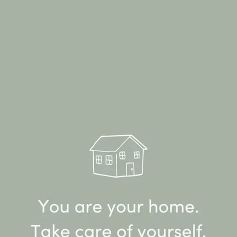 Boody® on Instagram: "You are your home. Take care of yourself. 🏠" You Are Your Home Take Care Of Yourself, Take Care Of Yourself, Take Care, On Instagram, Instagram