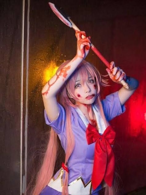 Yuno Cosplay, Yuno Gasai Cosplay, Mirai Nikki Future Diary, Gasai Yuno, Yuno Gasai, Kawaii Cosplay, Cute Cosplay, Cosplay Anime, Princess Zelda