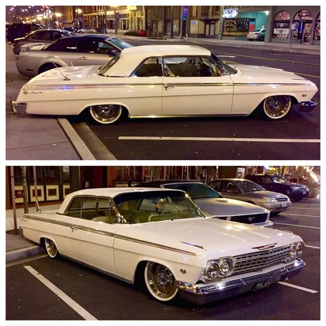 62 Impala Lowrider, 62 Impala, Supernatural Impala, Dodge Power Wagon, Classic Chevrolet, Impala Ss, Lowrider Cars, Vintage Bicycle, Power Wagon