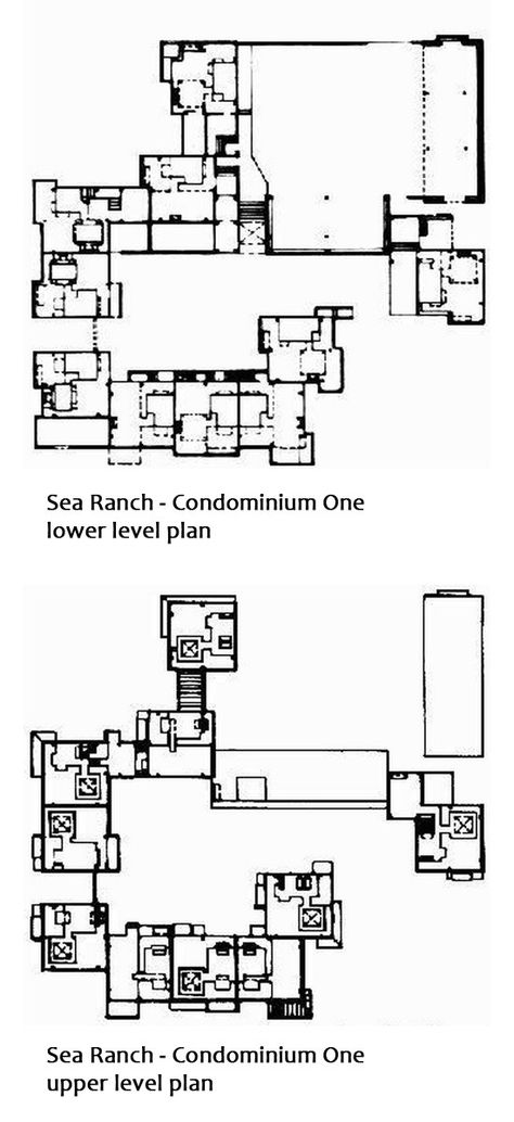 Craftsman Ranch House Plans, William Turnbull, Sea Ranch California, Charles Moore, Life Of An Architect, Modular Floor Plans, Condo Floor Plans, California Life, Craftsman Ranch