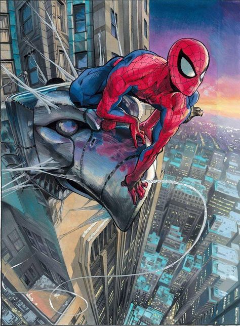 Spidey Marvel Manga, Yusuke Murata, Witcher Wallpaper, Image Spiderman, Spiderman Artwork, Marvel Spiderman Art, Bd Comics, Spiderman Comic, Marvel Wallpaper