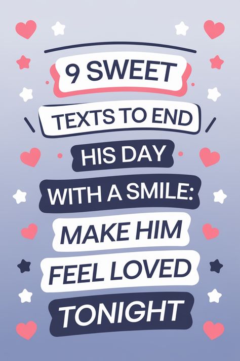 Discover 9 sweet and thoughtful texts to end your man's day with a heartwarming smile. Make him feel cherished and appreciated tonight with these loving messages. Strengthen your bond and spread positivity by sending messages that warm his heart. Let him know how much you care with these simple yet powerful gestures. Show your love in words and make him feel special before he drifts off to sleep. Bring joy to his evening with these endearing texts that will leave a lasting impression of love and I Know You Are Sleeping Text, Text Messages To Make Him Feel Special, Make Him Smile Texts, Text To Make Him Smile, Man's Day, Texting Tips, Right Meme, Mans Day, Make Him Feel Loved