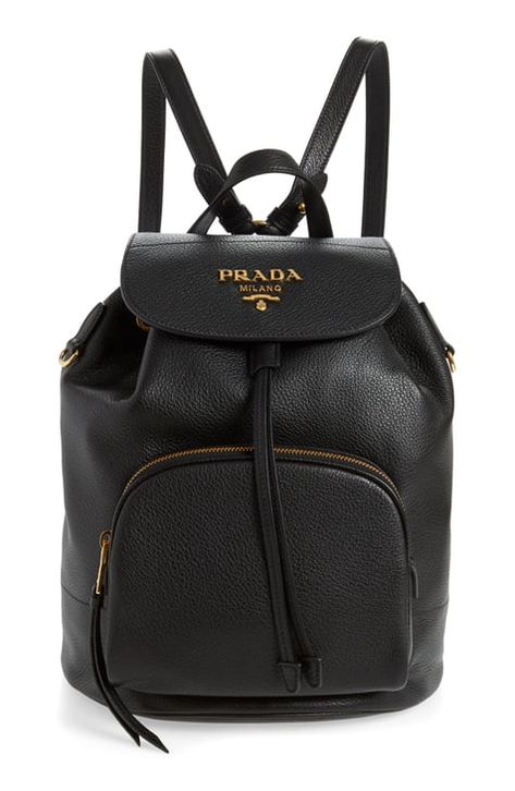 Women's Backpacks Prada Backpack, Airport Outfits, Kawaii Bags, Luxury Backpack, Logo Letters, Bag Prada, Backpack Style, Womens Designer Handbags, Women's Backpacks