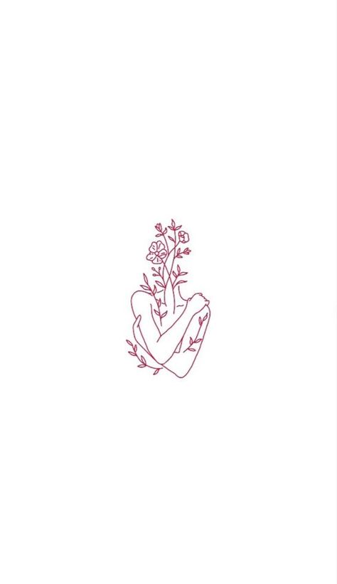 Tattoo Ideas For Women Dainty Shoulder Flower Tattoo, Fine Line Tattoo Lost Loved One, Red Fine Line Tattoo Ideas, Lost Love Tattoos For Women, Selflove Tattoo Ideas For Women, Small Love Tattoos For Women, Tattoo About Self Love, Dainty Red Tattoos, Tattoo Ideas Lost Loved Ones