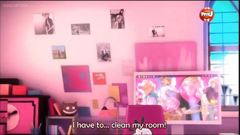 Marinette Dupain Cheng Miraculous Ladybug Marinette's room. Adrien screen and Adrien pictures. Adrien Pictures, Miraculous Background, Marinette Ladybug, Miraculous Ladybug Tumblr, Ladybug Funny, Ladybug Crafts, Ladybug Wallpaper, Complicated Love, Catty Noir